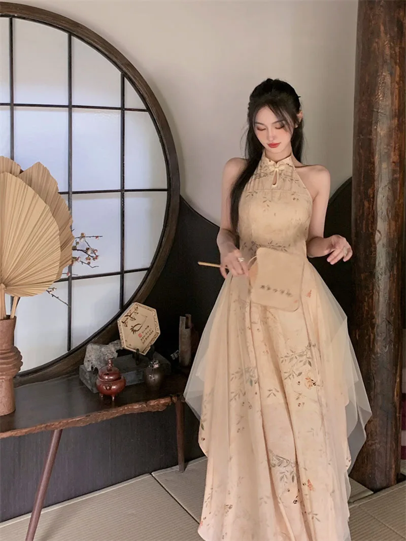 2025 Yellow Hollow Out Cheongs - Vintage Fashion Look のレビューと価格