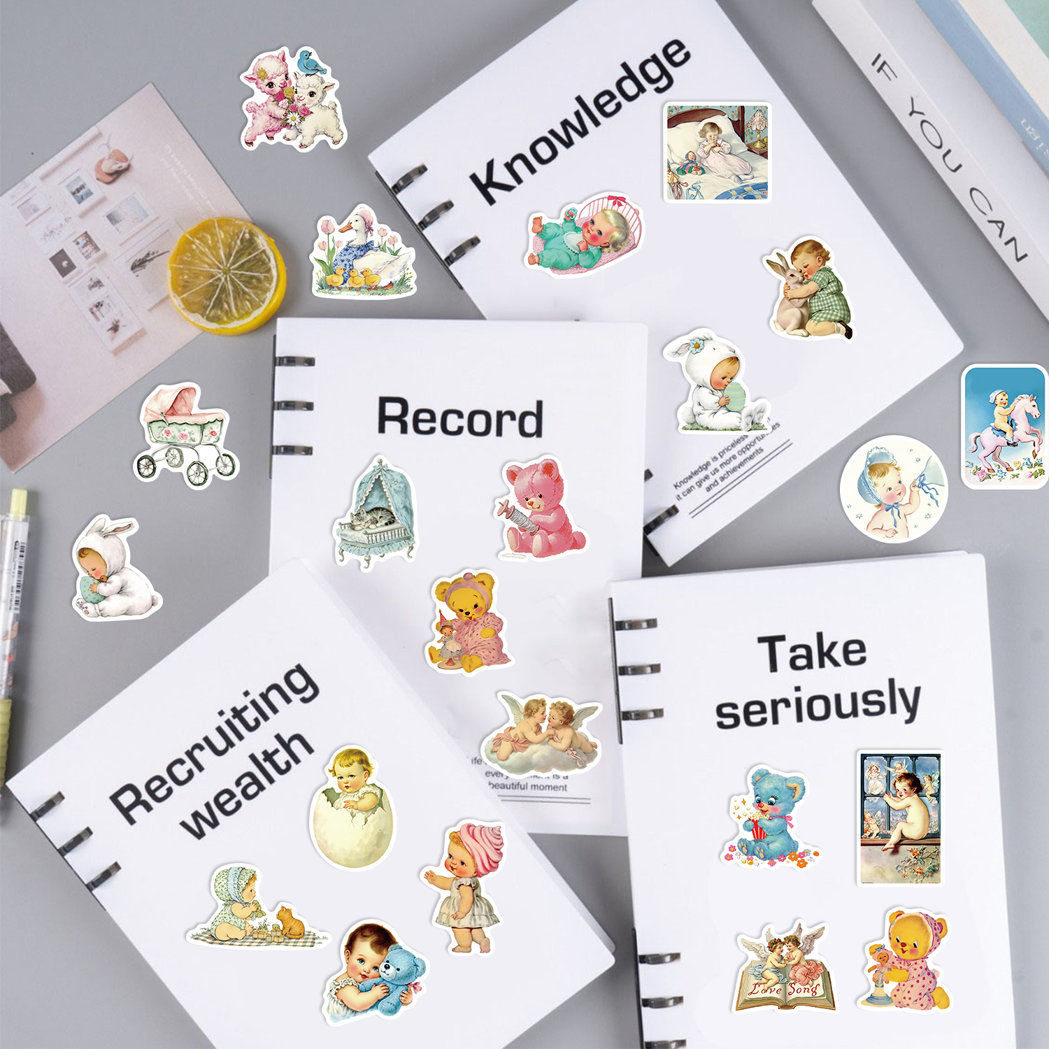 50PCS Vintage Baby Aesthetic S - Vintage Fashion Magazines のレビューと価格