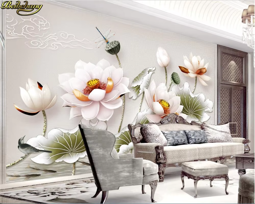 beibehang Custom Photo Wallpap - Vintage Fashion Houses のレビューと価格