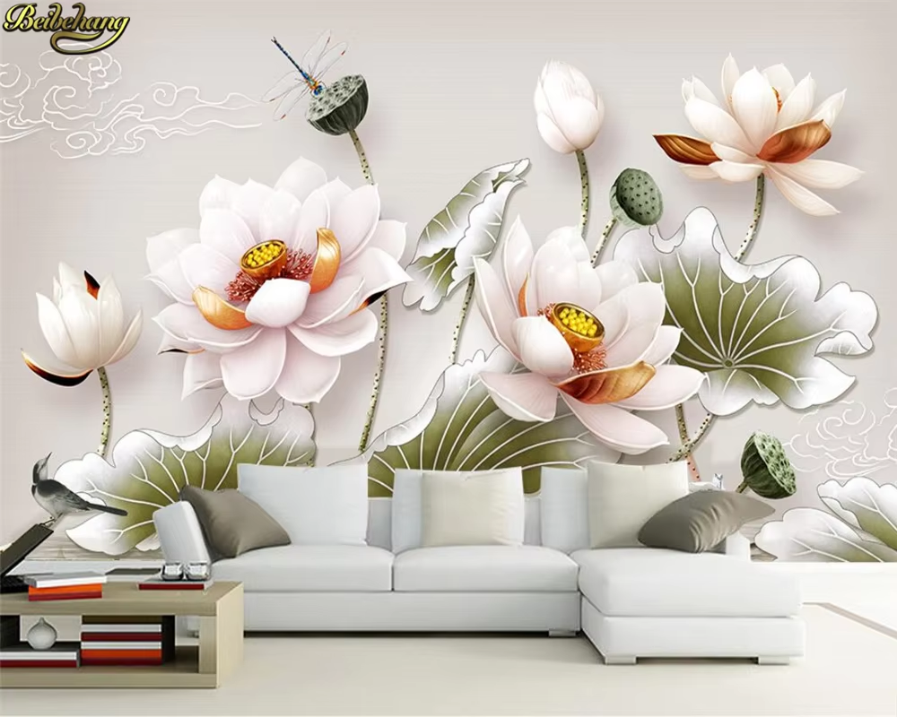beibehang Custom Photo Wallpap - Vintage Fashion Houses のレビューと価格
