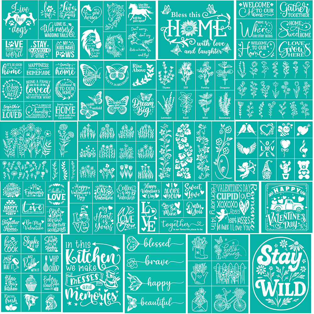 Silkscreen Stencil Reusable Se - Vintage Fashion Illustrations のレビューと価格