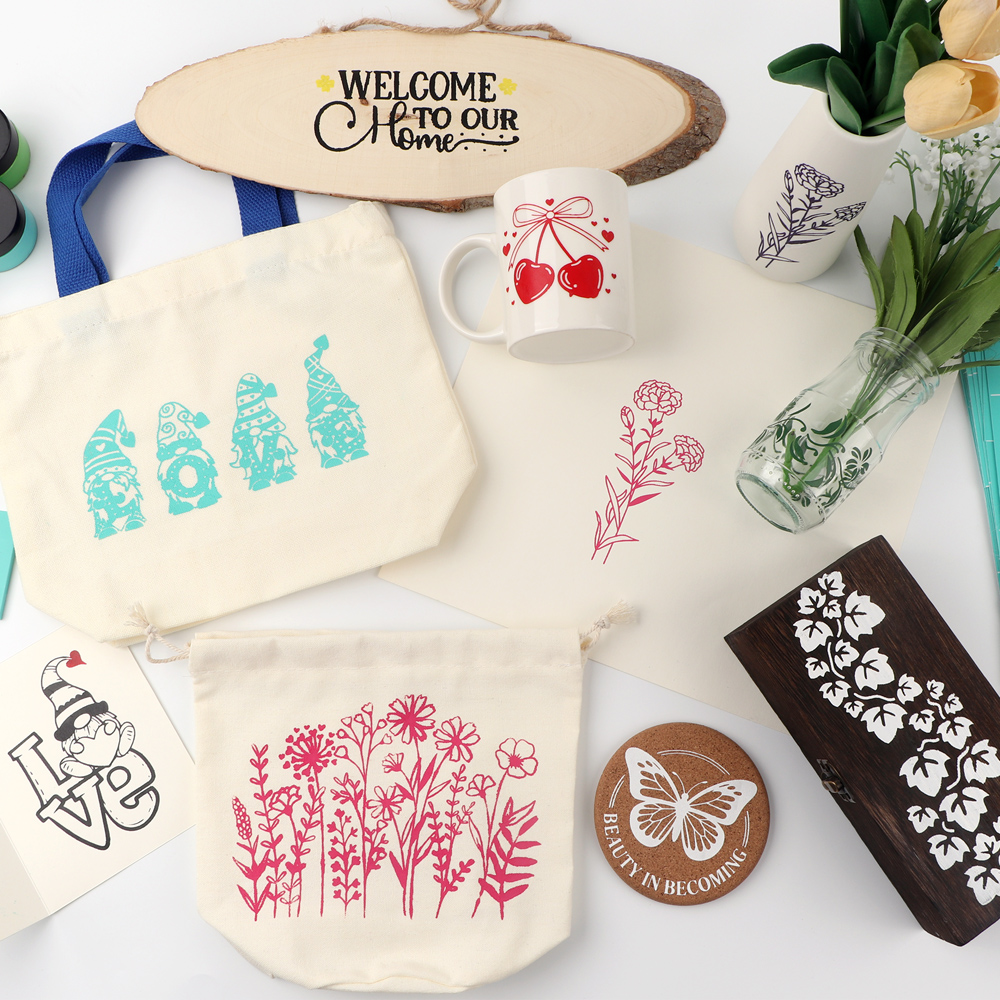 Silkscreen Stencil Reusable Se - Vintage Fashion Illustrations のレビューと価格