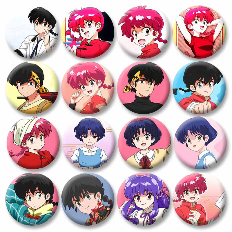 Vintage Anime Ranma ½ Button B - Vintage Fashion Toys のレビューと価格