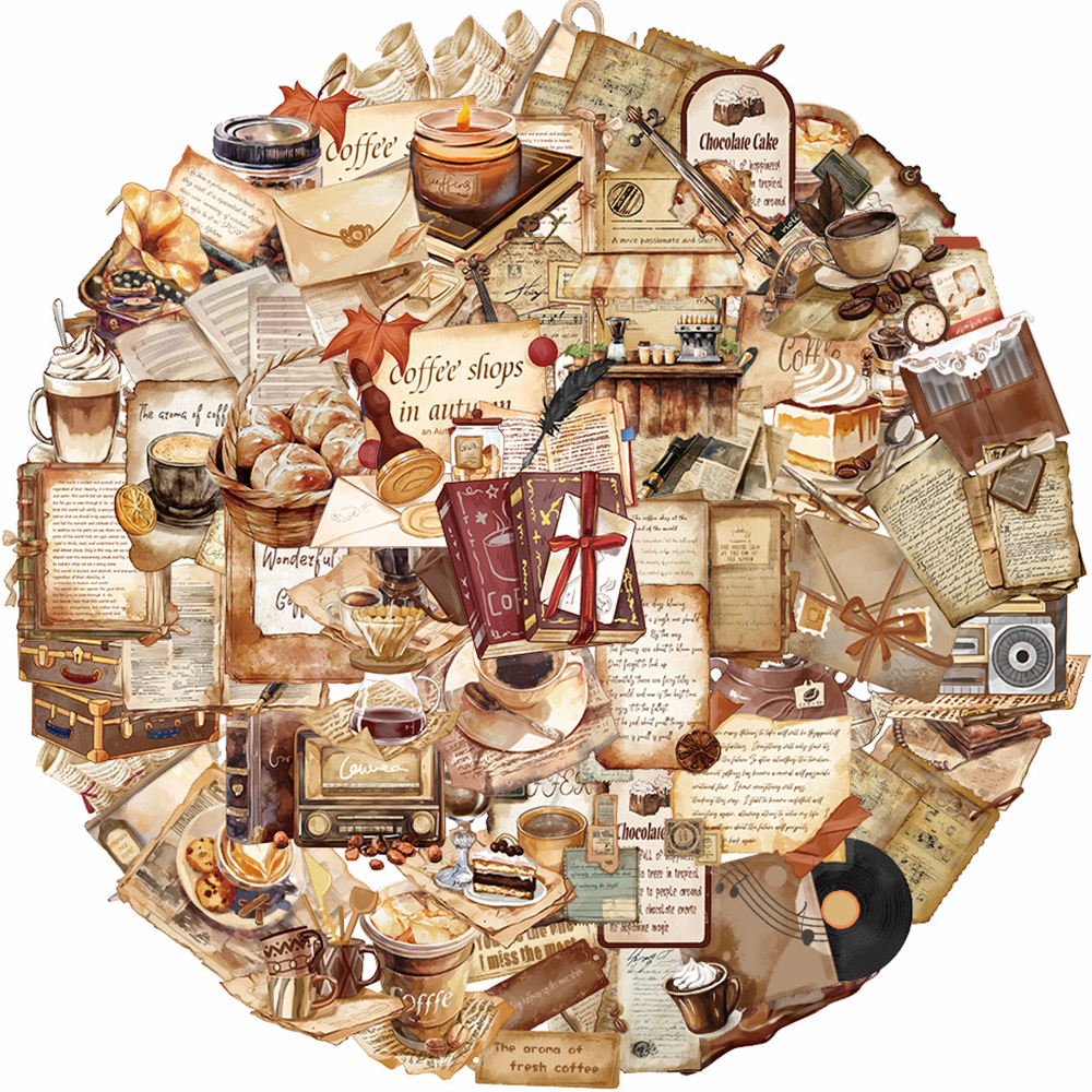 10/30/50pcs Transparent Vintag - Vintage Fashion Magazines のレビューと価格