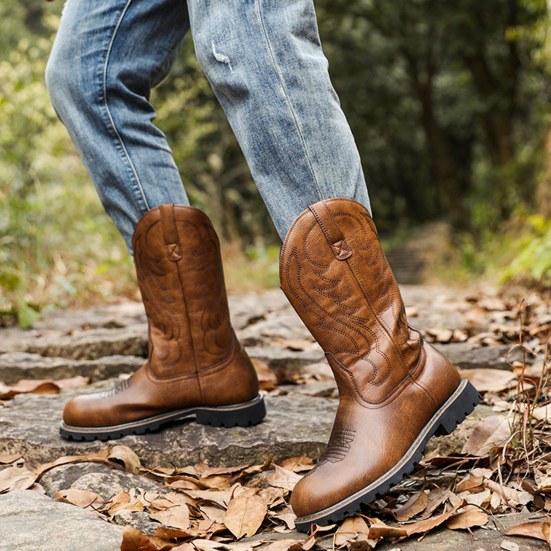 Men's Boots Classic Handmade E - Vintage Fashion Fabrics のレビューと価格