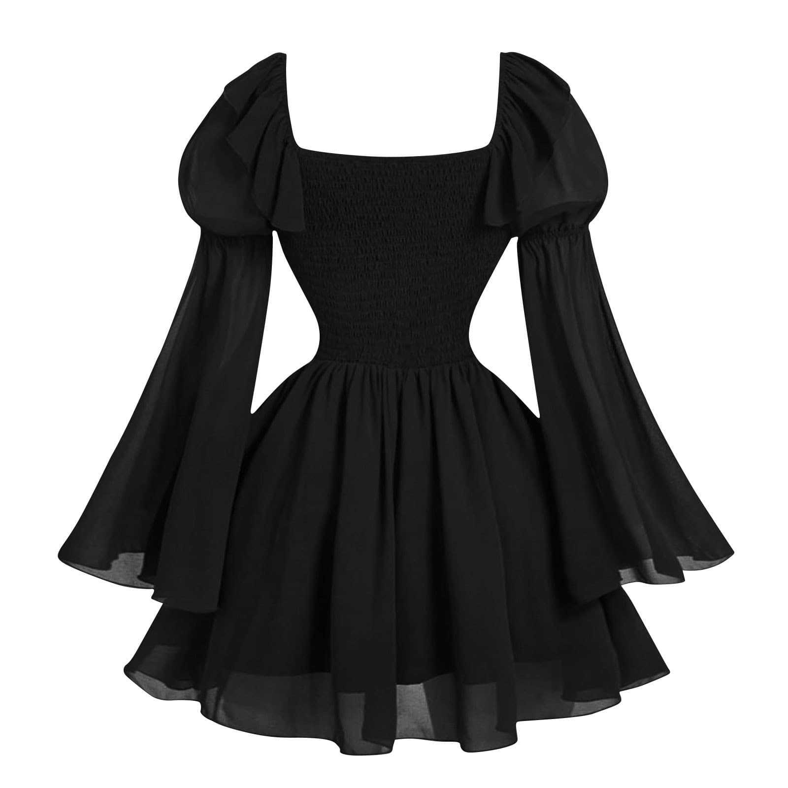 Renaissance Medieval Long Slee - Vintage Fashion Women Dresses のレビューと価格