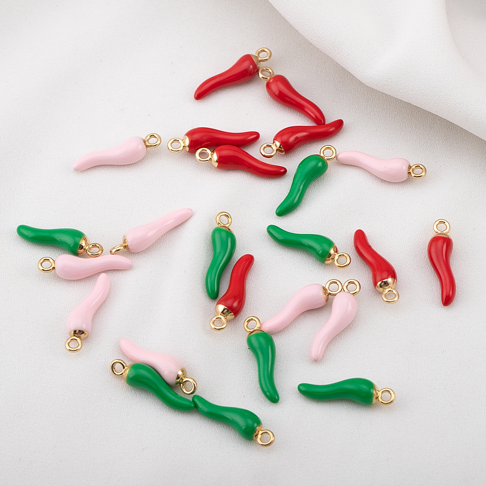 10pcs 5pcs 20pcs Red Hot Chili - Vintage Fashion Jewelry Necklaces のレビューと価格