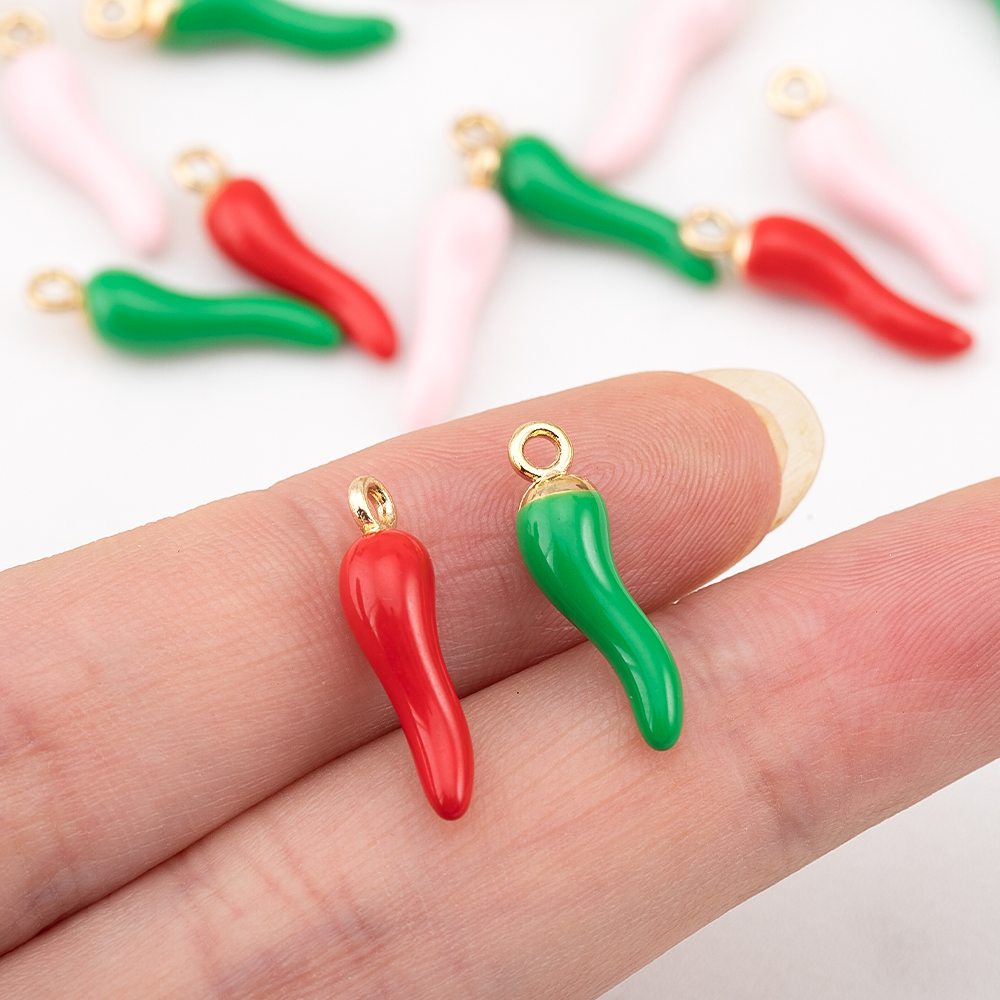 10pcs 5pcs 20pcs Red Hot Chili - Vintage Fashion Jewelry Necklaces のレビューと価格