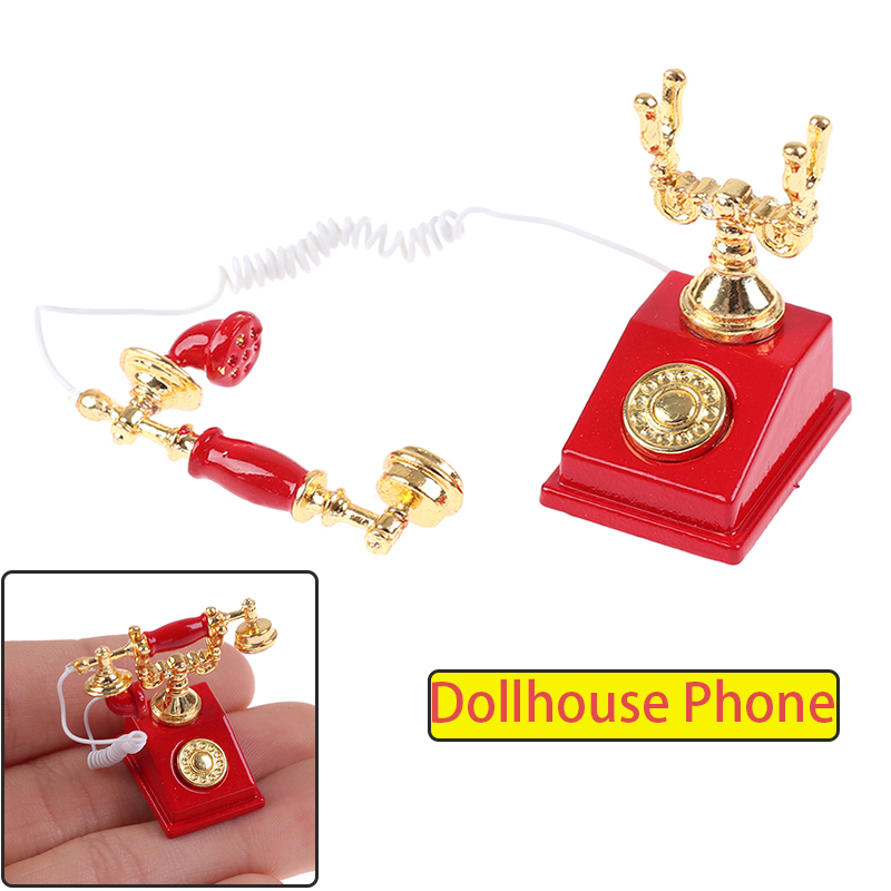 1:12 Vintage Phone Dollhouse M - Vintage Fashion Houses のレビューと価格