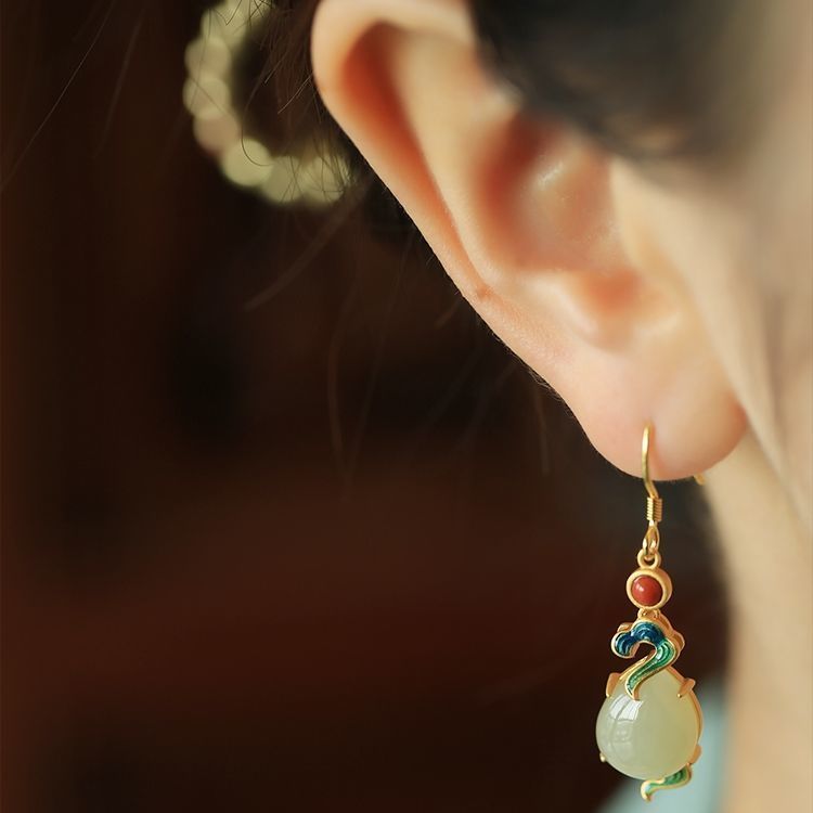 ‌Tang Dynasty Revival Hoop Ear - Vintage Fashion Revival のレビューと価格