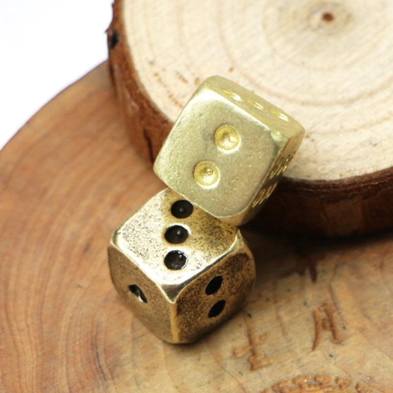 Vintage Brass Dice Home Crafts - Vintage Fashion Toys のレビューと価格
