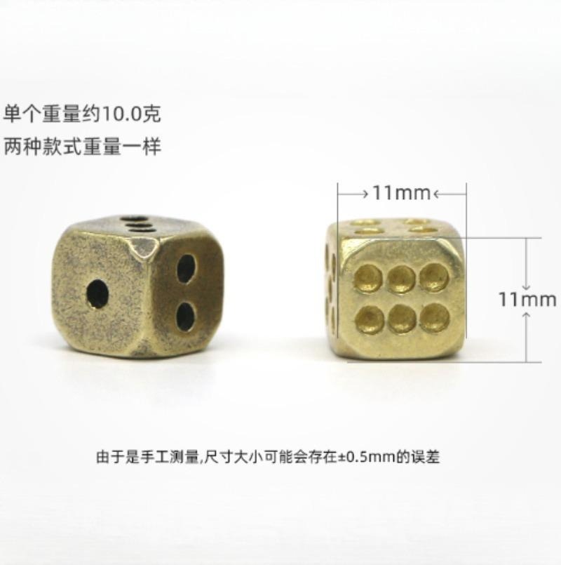 Vintage Brass Dice Home Crafts - Vintage Fashion Toys のレビューと価格
