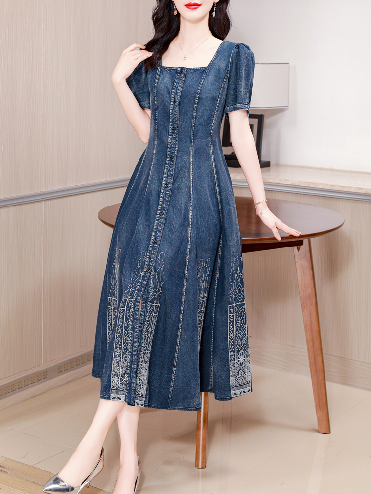 TIYIHAILEY-Long Mid-Calf Short - Vintage Fashion Women Dresses のレビューと価格