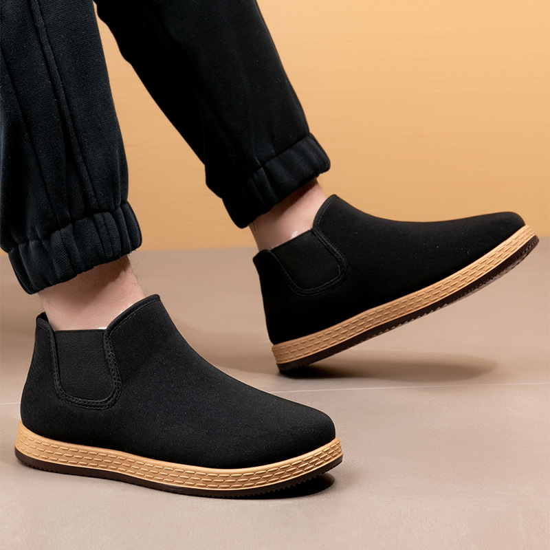 Men's Cotton Shoes Men's Winte - Vintage Fashion Fabrics のレビューと価格
