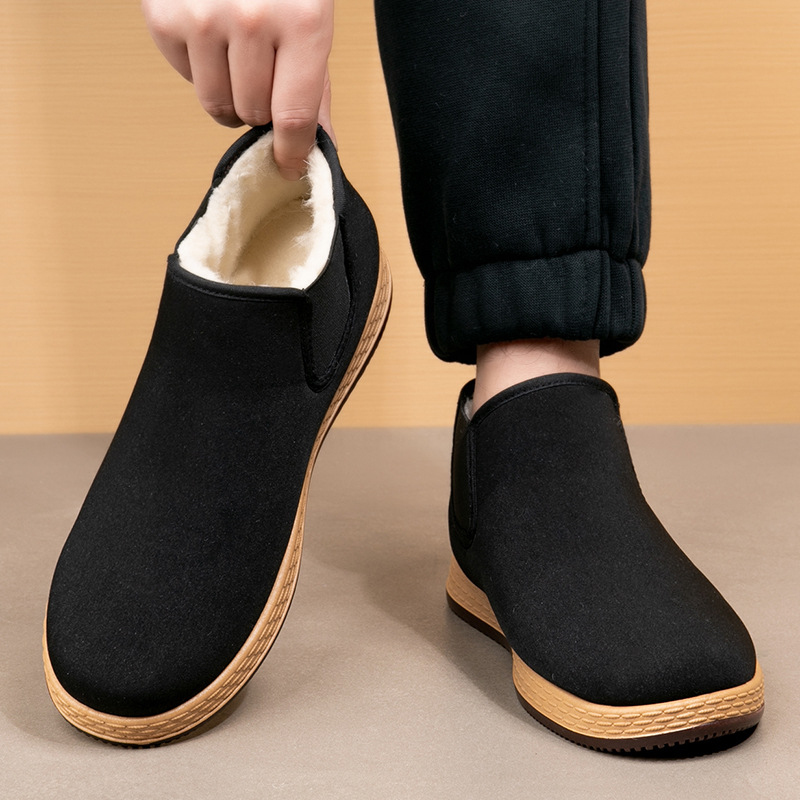 Men's Cotton Shoes Men's Winte - Vintage Fashion Fabrics のレビューと価格