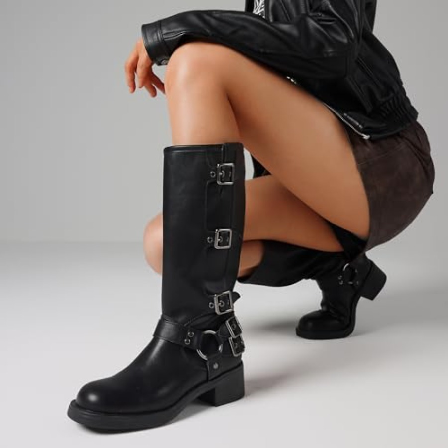 AMINUGAL Knee High Boots Women - Vintage Fashion Fabrics のレビューと価格