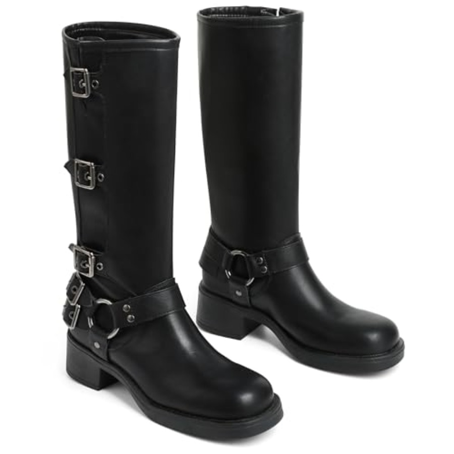 AMINUGAL Knee High Boots Women - Vintage Fashion Fabrics のレビューと価格