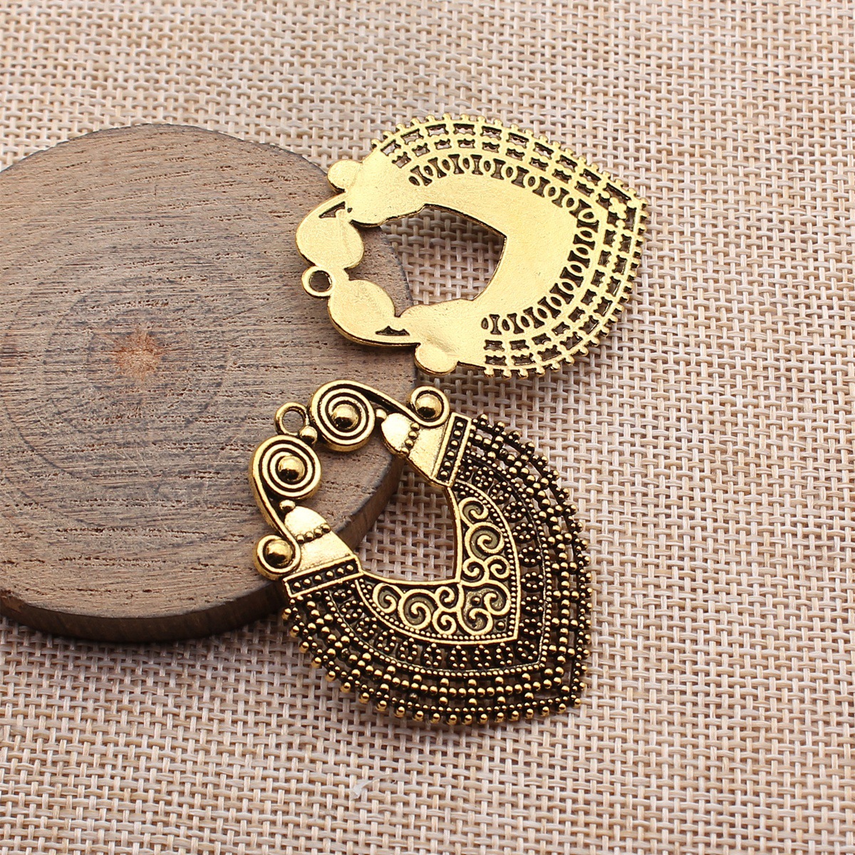 8pcs 48x37mm(1.89x1.46inch) 2  - Vintage Fashion Jewelry のレビューと価格