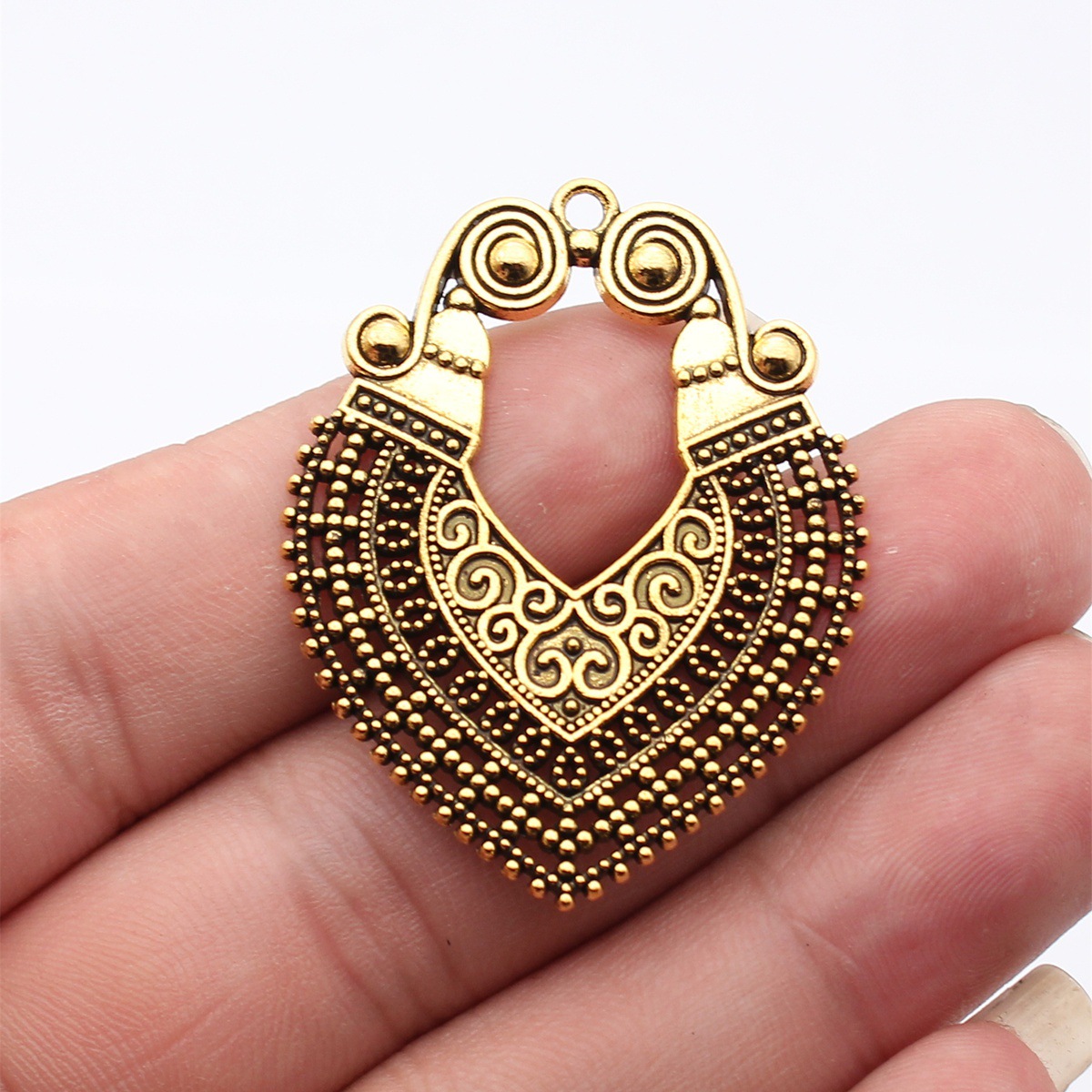 8pcs 48x37mm(1.89x1.46inch) 2  - Vintage Fashion Jewelry のレビューと価格