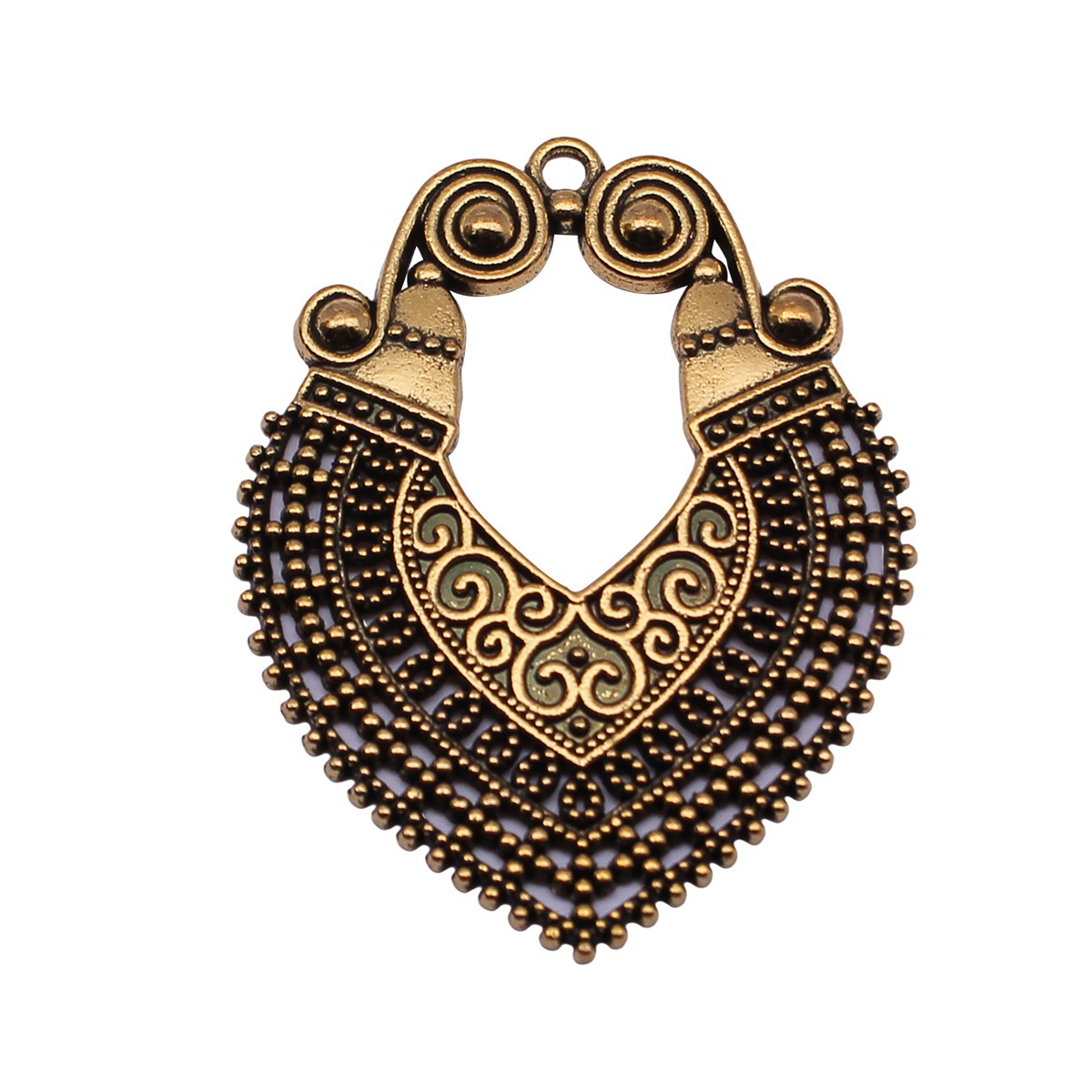 8pcs 48x37mm(1.89x1.46inch) 2  - Vintage Fashion Jewelry のレビューと価格