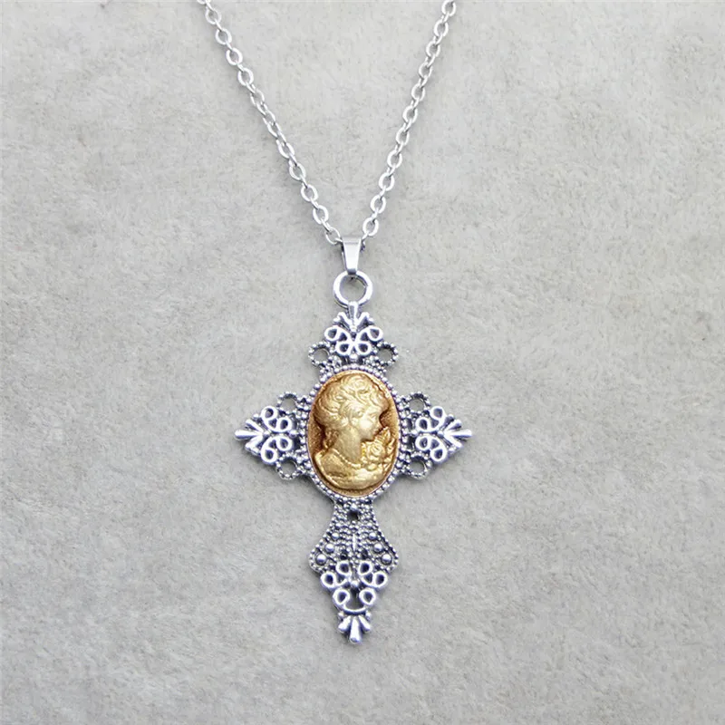 Vintage Look Cross Pendant Lad - Vintage Fashion Look のレビューと価格