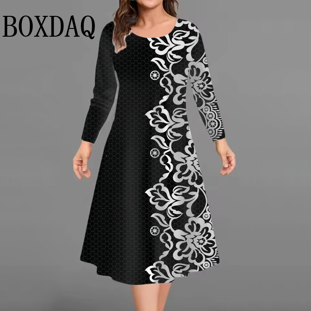 New Women's Retro Dress Flower - Vintage Fashion Fabrics のレビューと価格