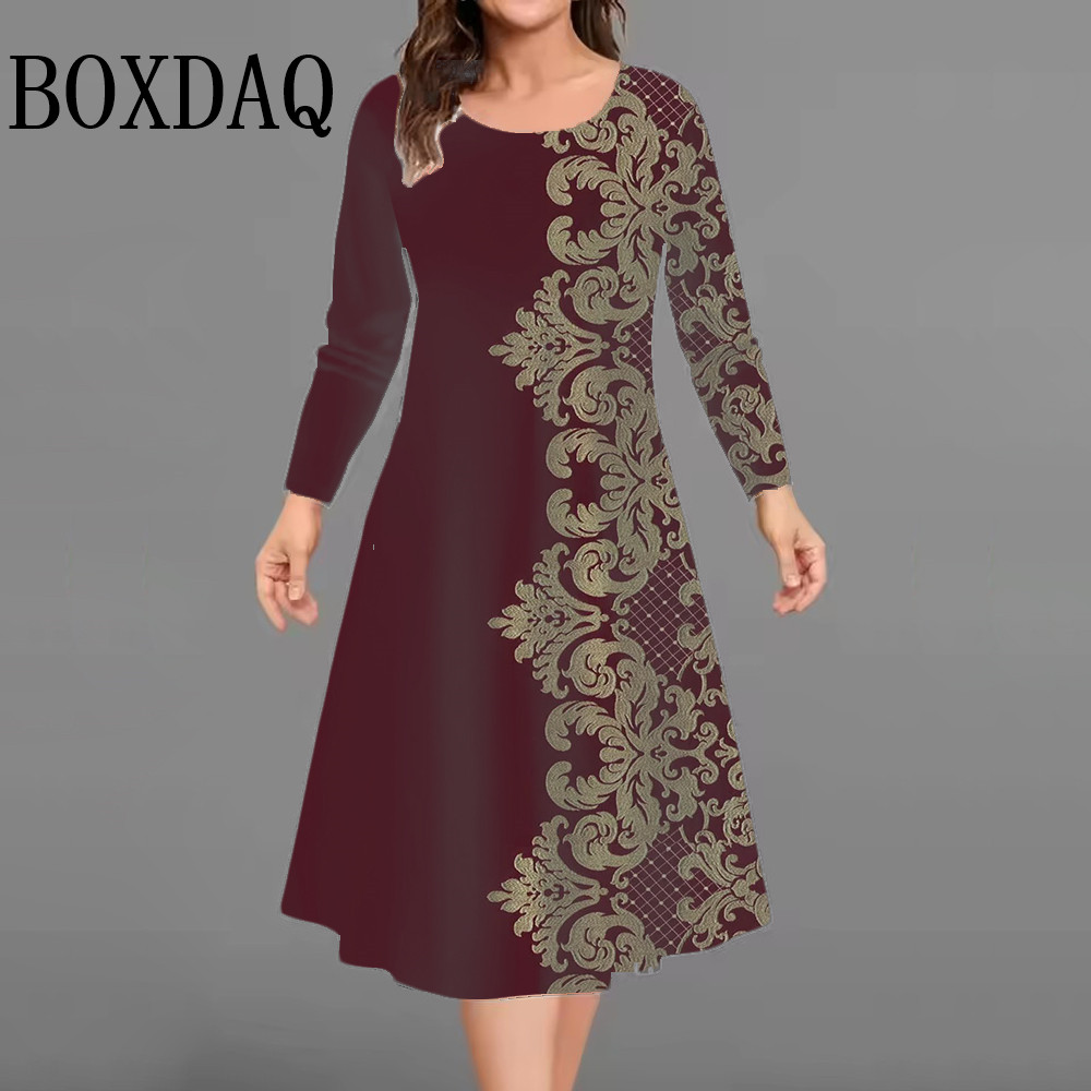 New Women's Retro Dress Flower - Vintage Fashion Fabrics のレビューと価格