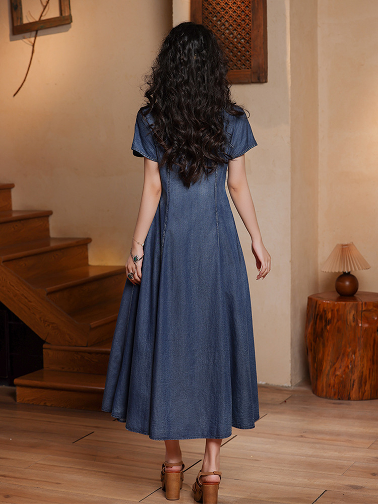 TIYIHAILEY Women Denim Dresses - Vintage Fashion Women Dresses のレビューと価格